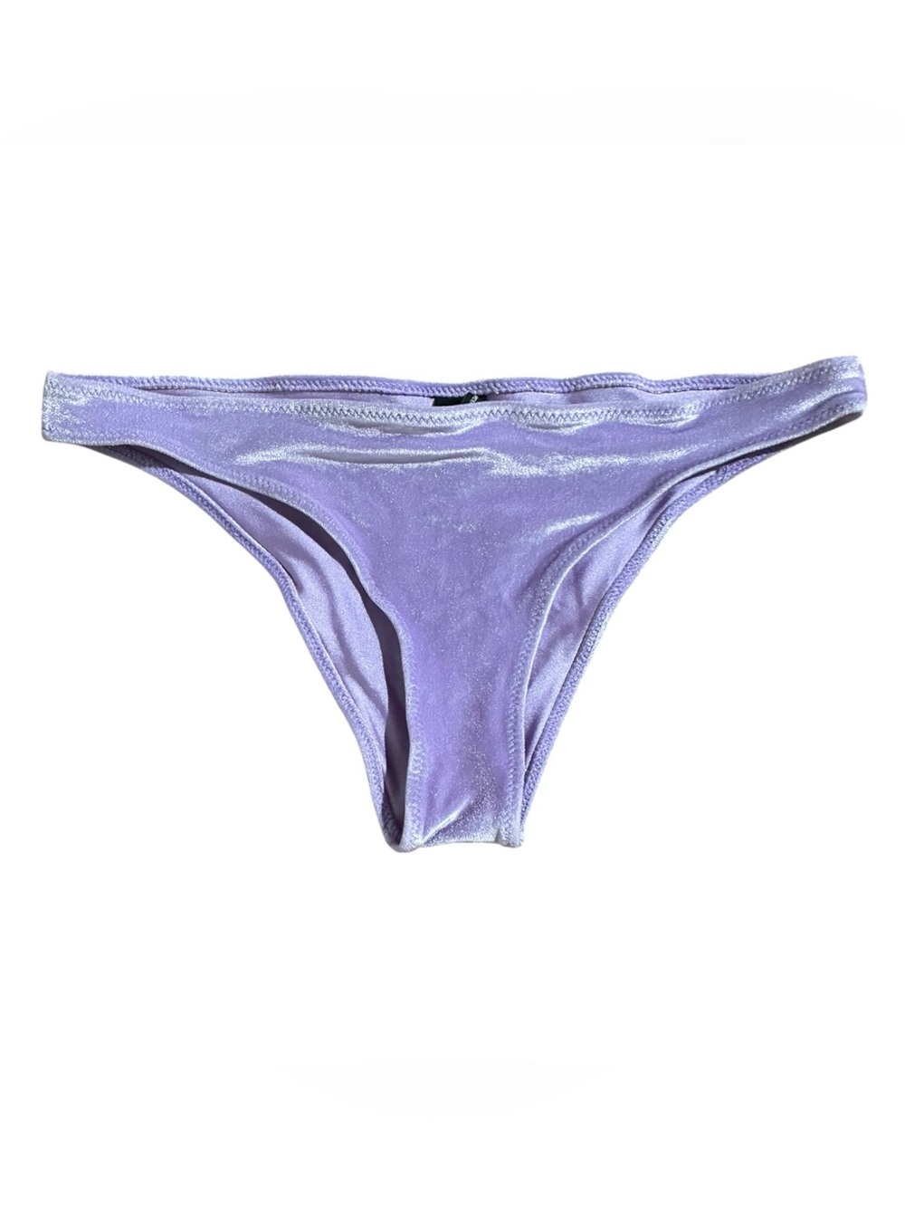 TRIANGL Velvet Bikini Bottom Lavender Purple